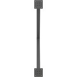 vidaXL noge za jedilno mizo x-oblika 2 kosa antracit 90x(72-73) cm | Shoptok.si