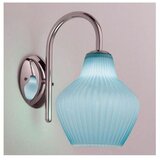  SIRU - Zidna lampa LONDON 1xE27/60W/230V plava/sjajni hrom venecijansko staklo | Eponuda.com