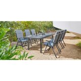 Ambia Garden ZLOŽLJIV VRTNI SEDEŽ aluminij antracit, siva, srebrne barve | Shoptok.si