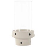 Venture Home svjetiljka za svijeću (lantern) Davida ⌀15 cm, bijela s crnim točkicama | shoptok.hr