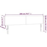  Uzglavlja 2 kom boja cappuccina 100x5x78/88 cm od umjetne kože | shoptok.hr