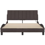  Posteljni okvir brez vzmetnice temno rjav 120x200 cm blago, (21792210) | Shoptok.si