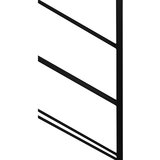Light & Living Crni zidni metalni držač za boce vina broj boca 8 kom 36x160x6 cm Malbeo – | shoptok.hr