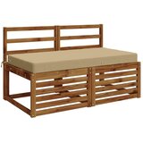  Jastuk za sjedalo SOEST 100% poliester Bež 120 x 60 x 10 cm - Bež 120 x 60 x 10 cm Poliester | shoptok.hr