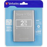 Verbatim Store n Go 2,5 2TB USB 3.0 silver | shoptok.hr