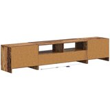  LED TV kabinet UTRECHT 3 kom. Staro drvo Konstruirano drvo Siva 100 x 35 x 40 cm | shoptok.hr