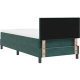  Kutna postelja s madracem tamno zelena 80x200 cm baršun | shoptok.hr