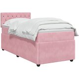  Boxspring krevet s madracem Ružičasta 80 x 200 cm Baršun | shoptok.hr