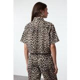 Trendyol Multicolored Leopard Pattern Denim Shirt | Shoptok.si