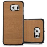 Cadorabo Ohišje, združljiv s Samsungom v Woody Brown - Trdo zaščitni pokrov v lesu videz pred praskami in udarci, (20567681) Cene