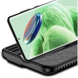 Techsuit CarbonFiber maska za Xiaomi Redmi Note 13 Pro+ 5G – crna | shoptok.hr