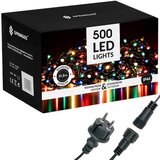 springos Božične lučke 500 LED 30 m, večbarvne, božična zunanja razsvetljava., (21638518) | Shoptok.si