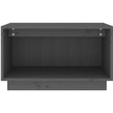 TV ormarić sivi 60 x 35 x 35 cm od masivne borovine | Eponuda.com