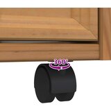  Pokretni ormar s ladicama CORONA Medeno Smeđa | shoptok.hr