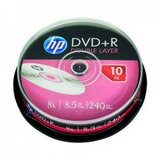 Hp DVD+R DL 8X 10PK CAKE BOX 8.5GB 69309 disk Cene'.'