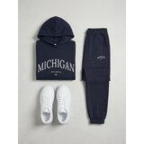 Sinsay Majica s kapuljačom s natpisom Michigan | shoptok.hr