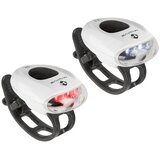  BLJESKALICA PREDNJA I ZADNJA "COBRA III" 2F, 2LED, M-WAVE, SA GUMICOM Cijene