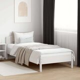  Okvir kreveta s uzglavljem bijeli 100x200cm od masivne borovine | shoptok.hr