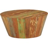 vidaXL Klubska mizica Ø65x31 cm trden predelan les | Shoptok.si