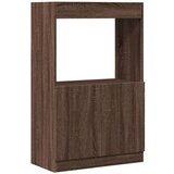 vidaXL Visoka komoda boja smeđeg hrasta 63x33x100 cm konstruirano drvo | shoptok.hr