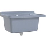 Maison Chic Stenski Umivalnik - Kopalna umivalnik - Lavabo siv 60x40x28 cm smola, (21684952) | Shoptok.si