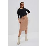 Marisse Sweatshirt Knit Skirt Z-Sc-3617 Toffee | shoptok.hr