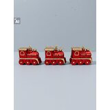 Sinsay Božićne kuglice u obliku lokomotive 3 pack | shoptok.hr