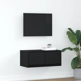 Furnova TV omarica črna hrast 60x31x25,5 cm inženirski les, (21924089) Cene