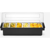  Barsko Stojalo za Začimbe, 5 Delno, 480x150x100mm | Shoptok.si
