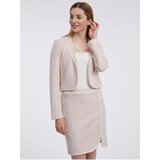 Orsay Light pink ladies tweed jacket - Ladies Cene