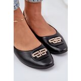 Boto PS1 Flats With Decoration Black Ainoria | Eponuda.ba
