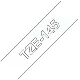 Brother Tze-145 združljiv laminirani trak - 18 mm x 8 metrov bel/prozoren, (21405939) | Shoptok.si