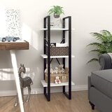 vidaXL Ormarić za knjige s 3 razine bijeli 40 x 30 x 105 cm od iverice | shoptok.hr