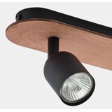 SPOT svetiljka TOP WOOD 2xGU10/10W/230V crna/drvo | Eponuda.com