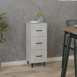  Komoda siva boja betona 34 5x34x90 cm od konstruiranog drva Cijene