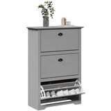 vidaXL Stalak za cipele "BODO" sivi 80x35x118 cm | shoptok.hr
