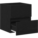 Ormarić za umivaonik u kupaonici crni hrast 41x38,5x45 cm inženjerski drvo | shoptok.hr