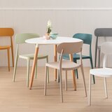 Ixia Senf žute plastična blagovaonske stolice u setu 2 kom – | shoptok.hr