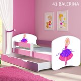  Dječji krevet ACMA s motivom, bočna roza + ladica 160x80 cm 41 Balerina | shoptok.hr