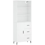  Visoka komoda bijela 69,5x34x180 cm konstruirano drvo | Eponuda.com