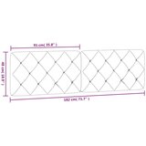 vidaXL Vzglavna stranica črna 180 cm žamet | Shoptok.si