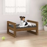Krevet za pse boja meda 55,5 x 45,5 x 28 cm od masivne borovine | shoptok.hr