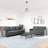  2-dijelni set sofa tamnosivi od tkanine | shoptok.hr