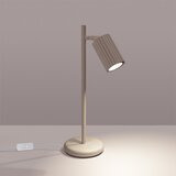 Sollux Smeđe-siva metalna stolna lampa (visina 43 cm) Gleam – | shoptok.hr