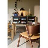 Hübsch Rjava komoda v hrastovem dekorju 140x65x35 cm Dual – | Shoptok.si