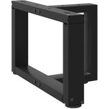  Noge za klub stolić T-oblika 2 kom Crne 50x25x(30-31) cm Čelik | shoptok.hr