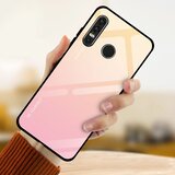  Ovitek s kaljenim steklom za Huawei P30 Lite, roza | Shoptok.si