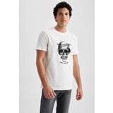 Defacto Slim Fit Crew Neck Printed T-Shirt | shoptok.hr