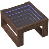  Stolić s beskonačnim LED svjetlima boja hrasta 50x53x30 cm | shoptok.hr