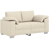 SOFA 3 pcs Bež 219 x 80 x 82 cm Platnasta tkanina | shoptok.hr